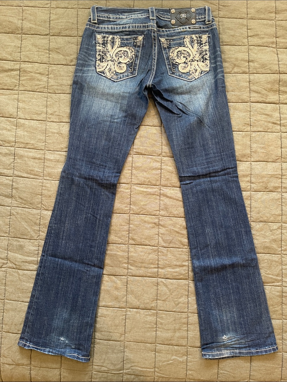 Miss Me Women’s Dark Blue Boot Cut Jeans Size 28